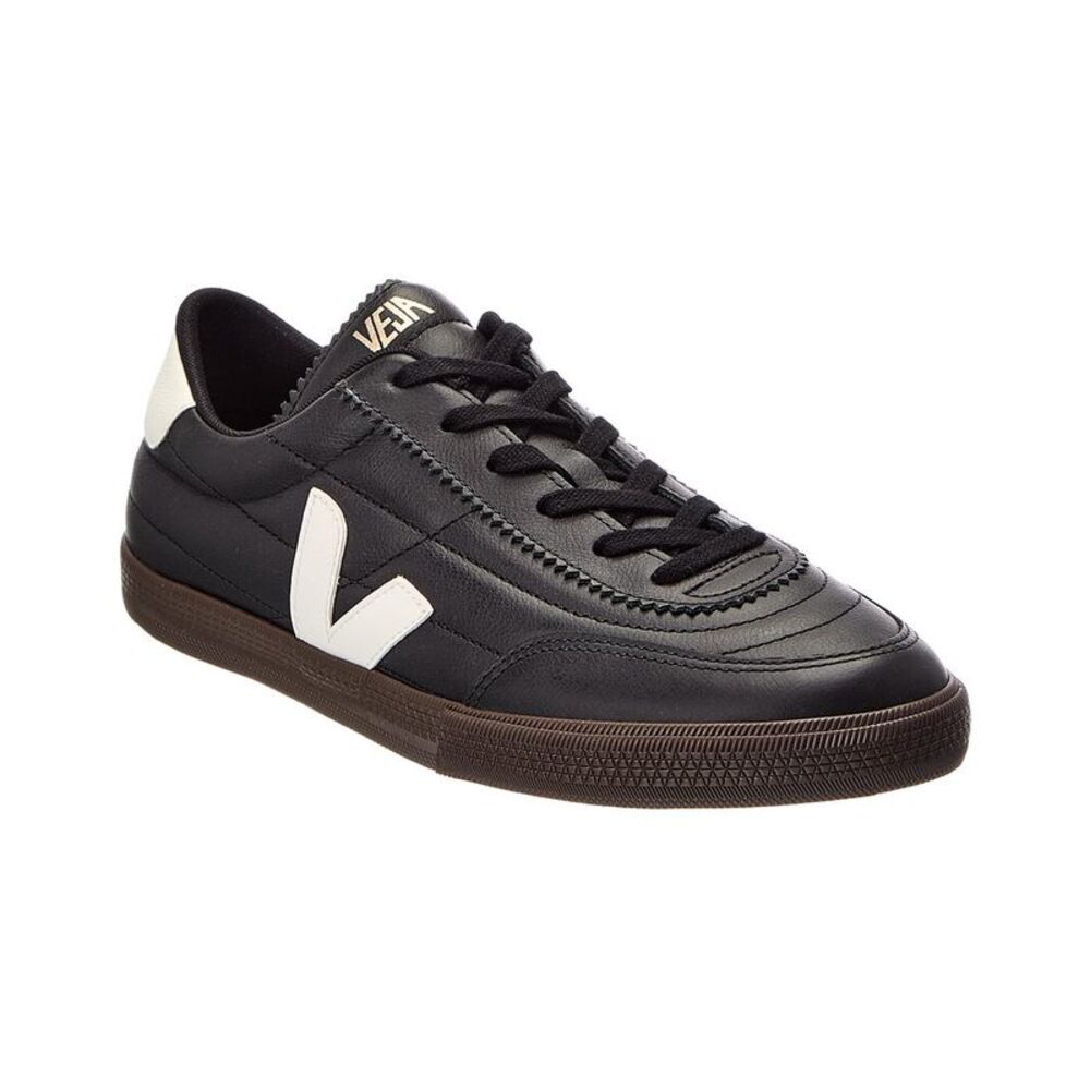 Veja Leather Sneaker, Black